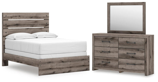 Graystorm Full Panel Bed, Dresser and Mirror