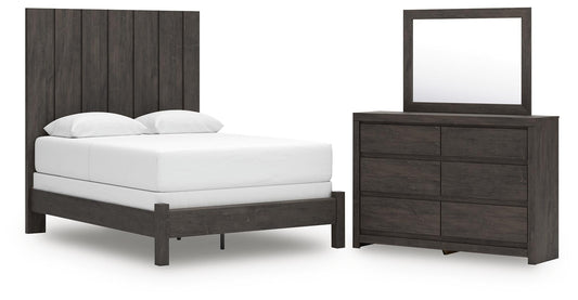 Fraluna Queen Panel Bed, Dresser and Mirror