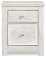 Paxberry Queen Panel Bed with Mirrored Dresser, Chest and Nightstand