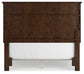 Danabrin Full Panel Bed with Mirrored Dresser, Chest and 2 Nightstands