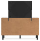 Vessalli Queen Panel Headboard with Mirrored Dresser, Chest and Nightstand