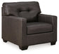 Belziani Chair and Ottoman