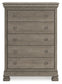 Lexorne Queen Sleigh Bed with Mirrored Dresser, Chest and Nightstand