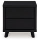 Danziar King Panel Headboard with Mirrored Dresser and 2 Nightstands