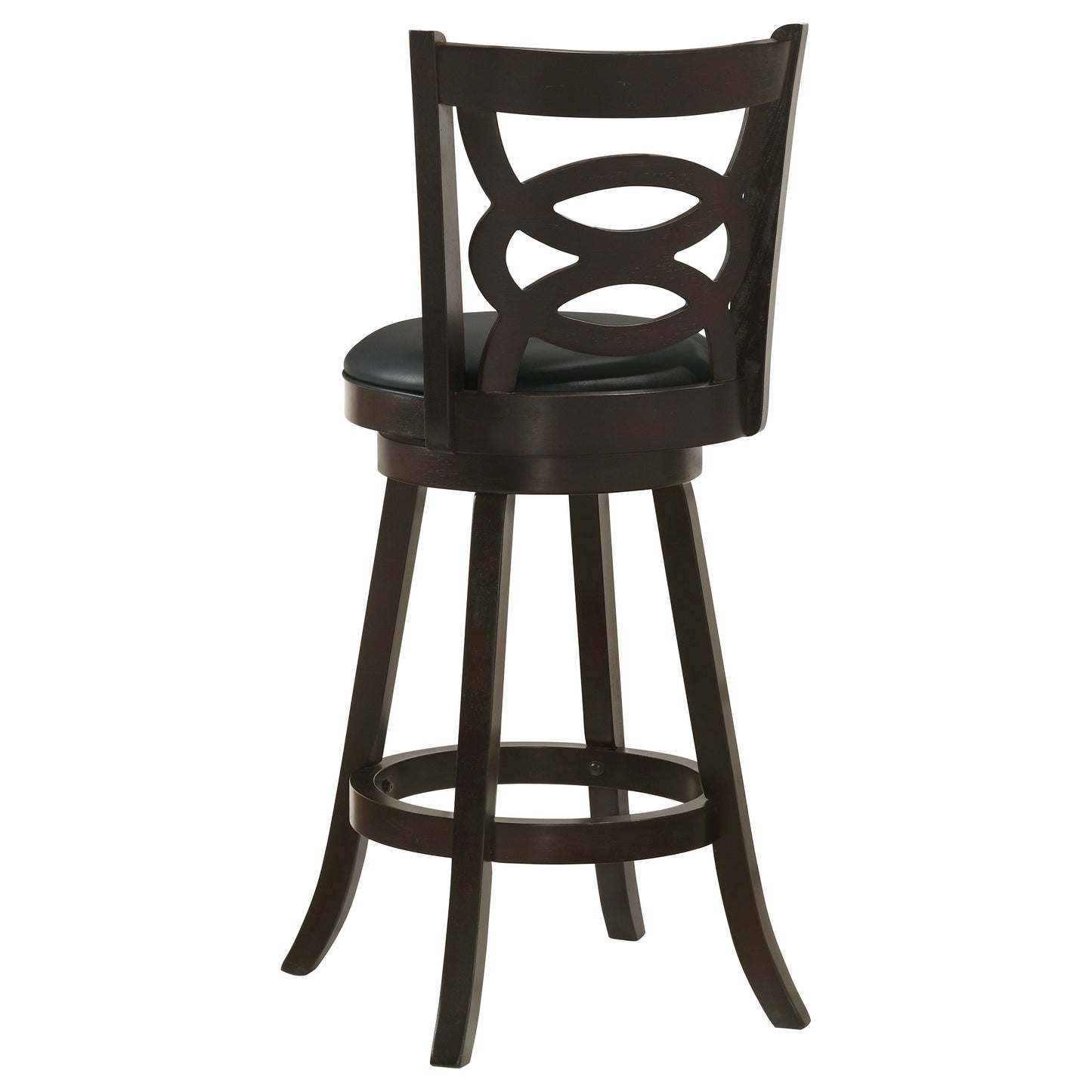 Calecita Wood Swivel Bar Chair Cappuccino (Set of 2)