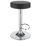 Ramses 29-inch Adjustable Bar Stool Chrome and Black
