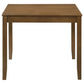 Parkwood 5-piece Square Dining Table Set Honey Brown