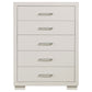 Jessica 5-drawer Bedroom Chest Snow White