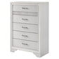 Miranda 6-drawer Bedroom Chest White