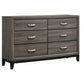 Watson Four-piece Queen Bedroom Set Grey Oak