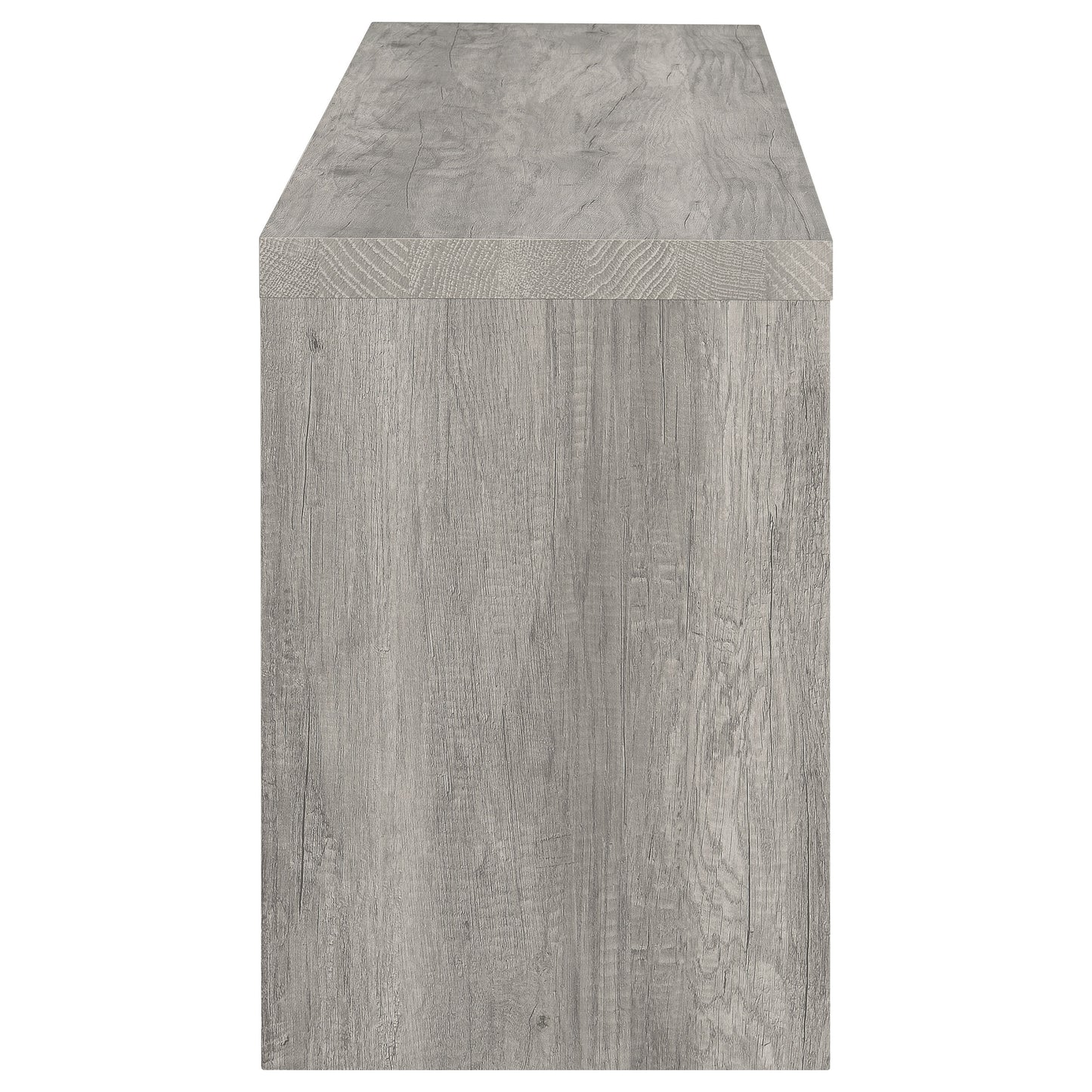 Burke 2-drawer Engineered Wood 59-inch TV Stand Grey Driftwood