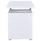 Brennan 47-inch 3-drawer Office Computer Desk White