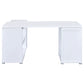 Yvette 60-inch 3-drawer L-Shape Computer Desk White