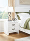 Binterglen Queen Panel Bed with Mirrored Dresser, Chest and 2 Nightstands