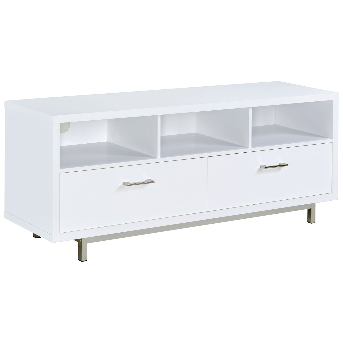 Casey 2-drawer Engineered Wood 60-inch TV Stand White