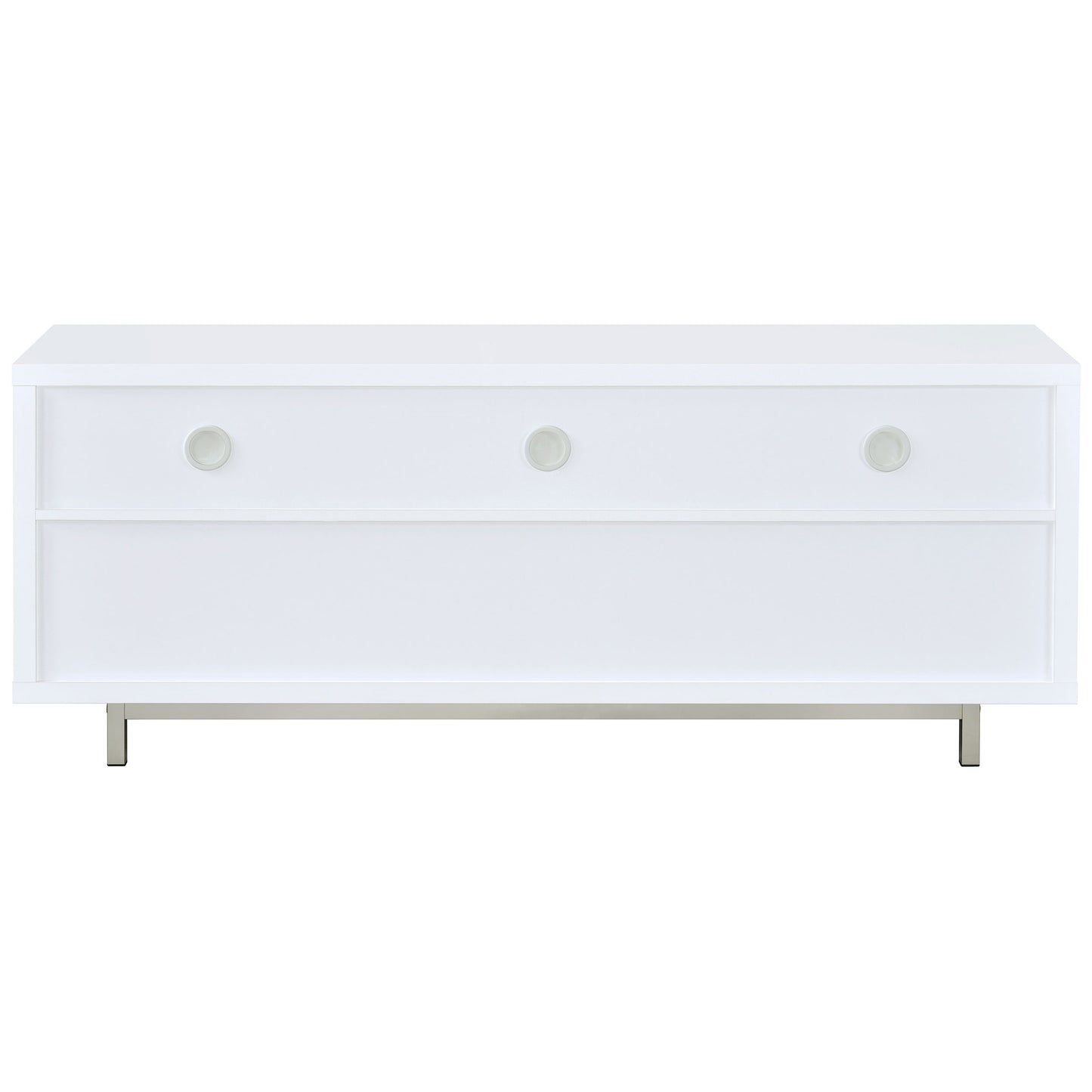 Casey 2-drawer Engineered Wood 60-inch TV Stand White