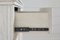 Robbinsdale Queen Panel Bed with Mirrored Dresser
