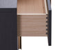 Marceline 6-drawer Dresser with Mirror Black