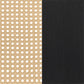 Lanewood Open Cane Webbing Metal Queen Bed Black