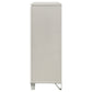 Olivia 5-drawer Bedroom Chest of Drawers Pearl White