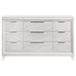 Marmore 9-drawer Dresser Cabinet White