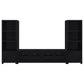Jupiter 3-piece Entertainment Center 79-inch TV Stand Black