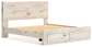 Lawroy King Panel Storage Bed with Mirrored Dresser and Nightstand