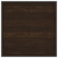 Fulton 30-inch Square Mango Wood Coffee Table Dark Brown