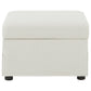 Winter Upholstered Hydraulic Lift Top Storage Ottoman Beige