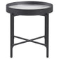 Ozella 3-piece Round Coffee and End Table Set Sandy Black