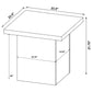 Devar 2-piece Square Coffee and End Table Set Mango