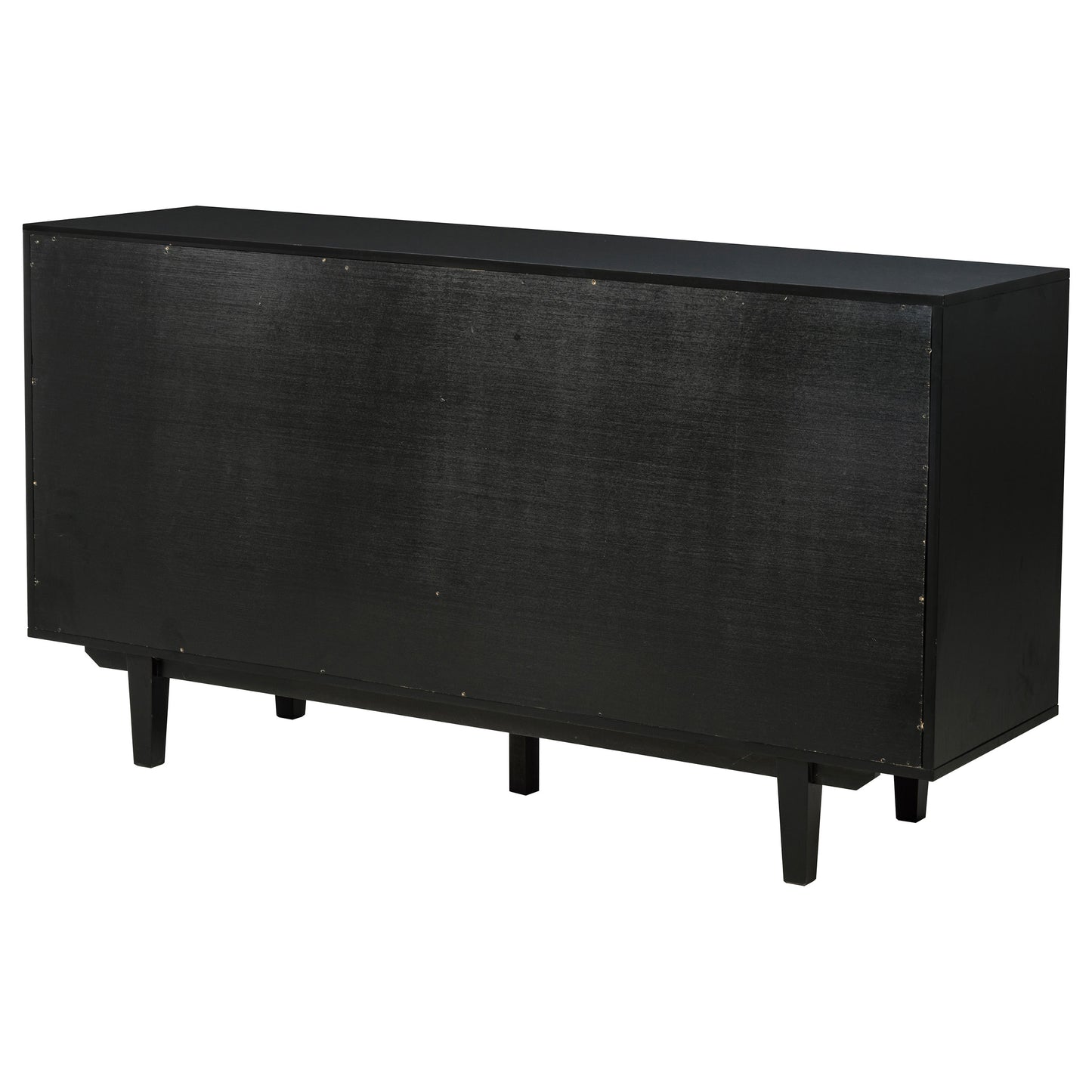 Middleton 4-door Sideboard Server with Dual Drawers Black