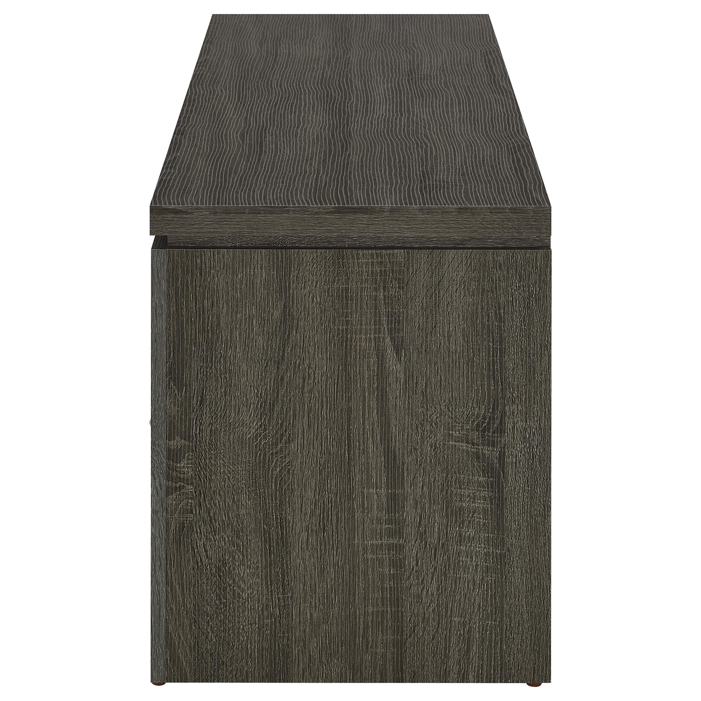 Elkton 2-drawer Engineered Wood 59-inch TV Stand Weathered Grey