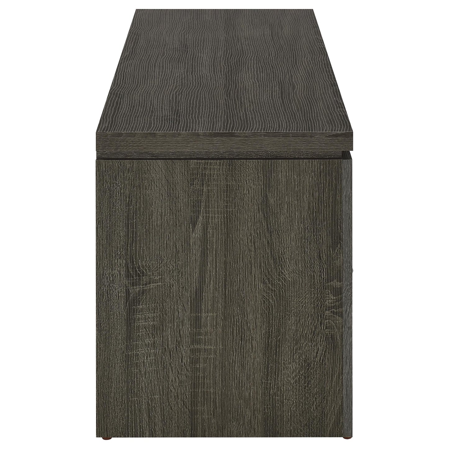 Elkton 2-drawer Engineered Wood 59-inch TV Stand Weathered Grey