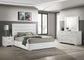 Felicity 4-piece California King Bedroom Set White High Gloss