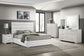 Felicity 5-piece California King Bedroom Set White High Gloss