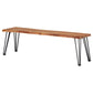 Sherman Wood Dining Bench Natural Acacia