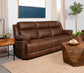 Ellington Upholstered Padded Arm Sofa Dark Brown