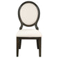 Twyla 5-piece Round Wood Dining Room Table Set Dark Cocoa