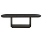 Leandro 78-inch Extension Dining Room Table Burnished Black