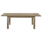 Cardova 87-inch Solid Wood Extension Dining Table Vineyard Oak