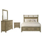 Hazlewood 4-piece Eastern King Bedroom Set Vineyard Oak