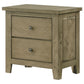 Hazlewood 2-drawer Nightstand Bedside Table Vineyard Oak