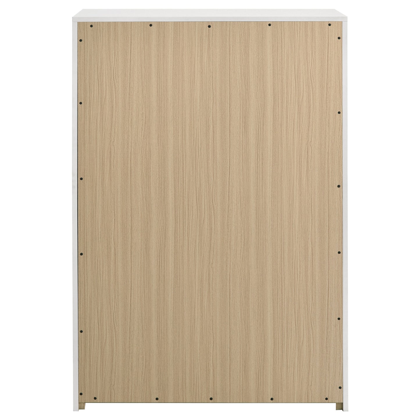 Ines 5-drawer Bedroom Chest of Drawers White High Gloss