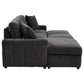 Pastrana Upholstered Sleeper Sectional Sofa LAF Chaise Grey