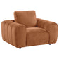 Burnett 3-piece Chenille Upholstered Sofa Set Burnt Orange