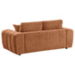 Burnett 4-piece Chenille Upholstered Sofa Set Burnt Orange