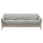 Vaughn Fabric Upholstered Flared Arm Sofa Grey