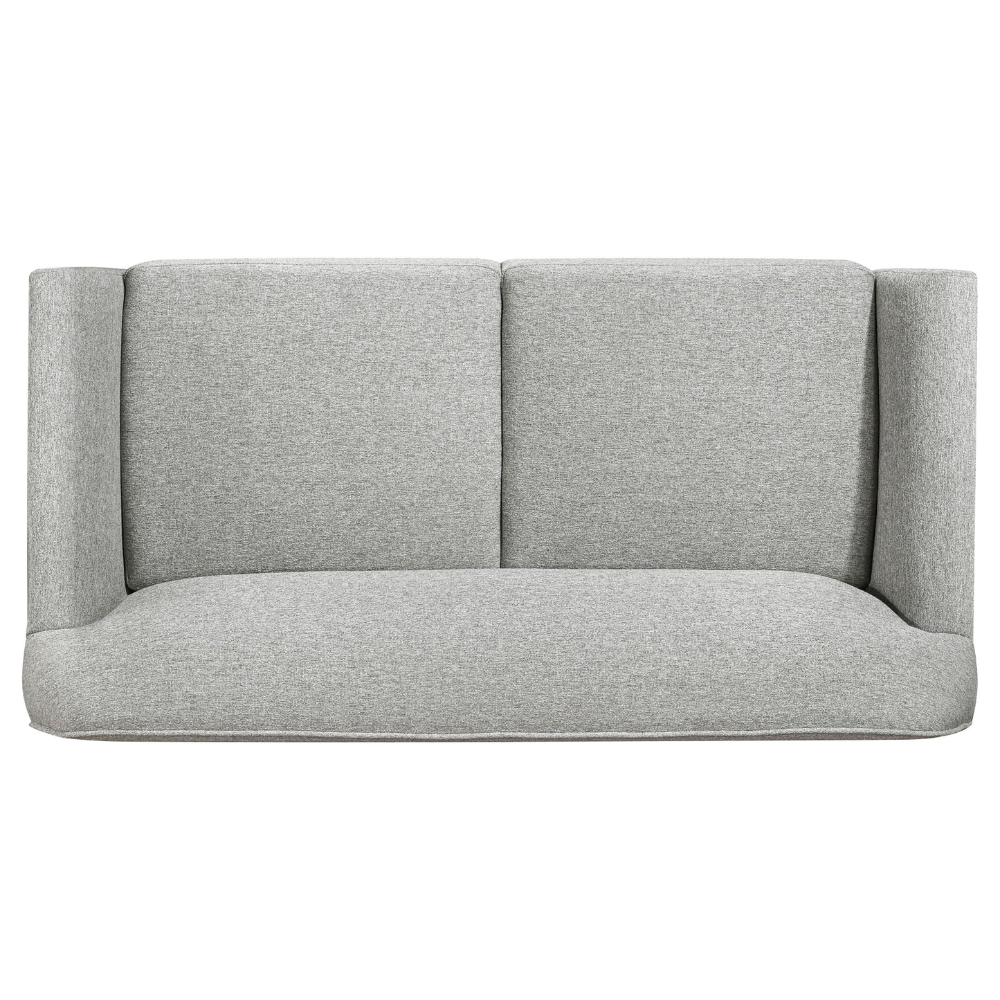 Vaughn 2-piece Fabric Upholstered Flared Arm Sofa Set Grey