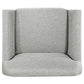 Vaughn 3-piece Fabric Upholstered Flared Arm Sofa Set Grey